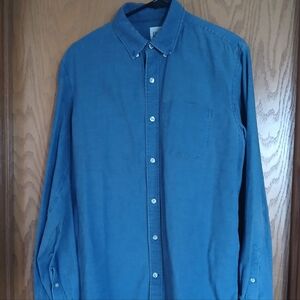 LAST CHANCE! Men's GAP Casual Button Down Shirt in Blue Denim Cotton